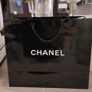 Authentic Chanel Shopping Bag, Boxes, and Sacs